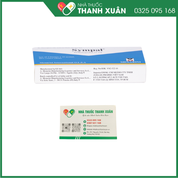 Sympal 25mg điều trị đau khớp cấp, đau bụng kinh, đau răng